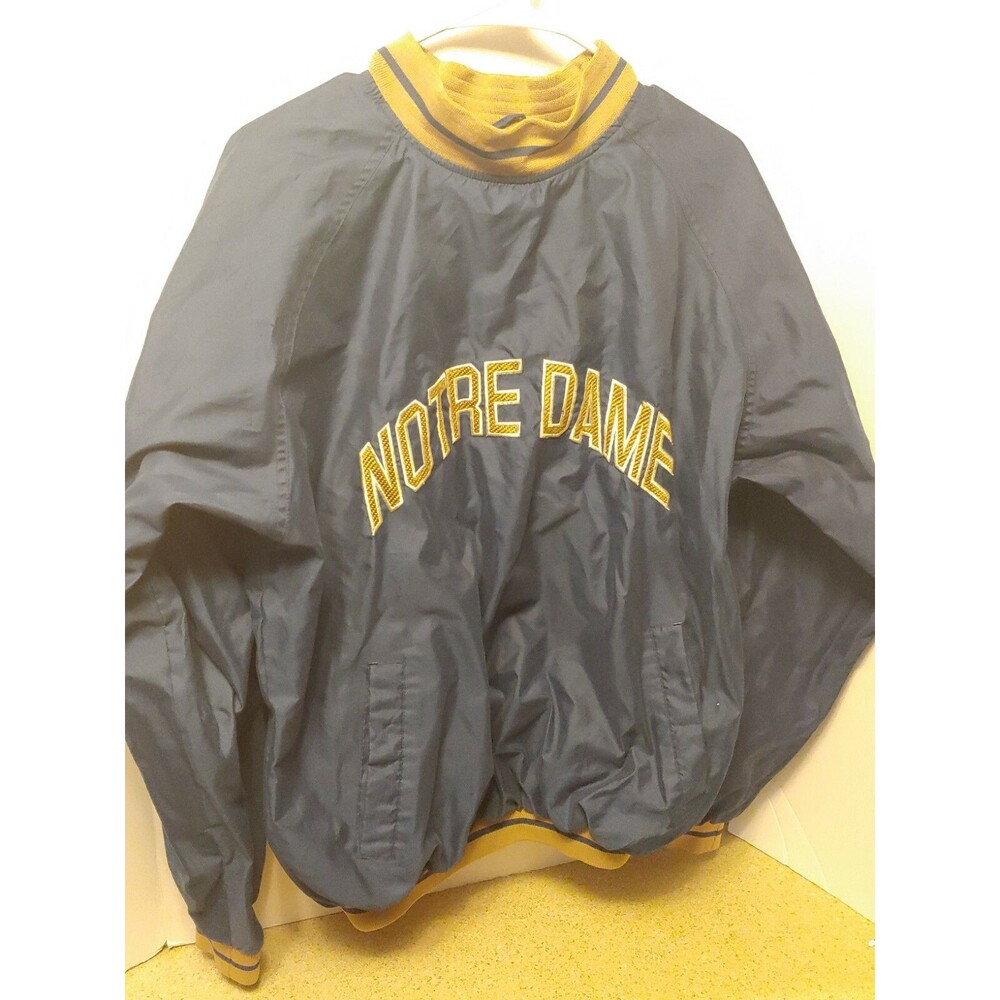 Vtg Notre Dame Fighting Irish Football Jacket Sz. Medium Reebok Mens 90s*